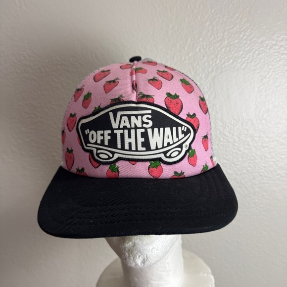 Vans Other - Vans Vintage Mesh Y2K Strawberry Hat OSFM